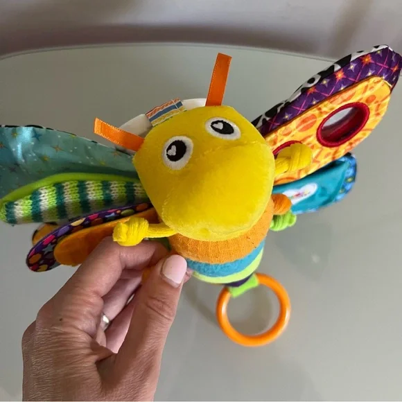 LAMAZE Colorful Butterfly Plush Sensory Toy - Picture 4 of 7